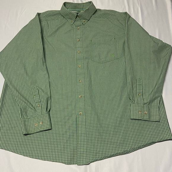 Ariat Shirt Pro Series Button Down Plaid Cotton Blend Long Sleeve Size XXL - Picture 1 of 14